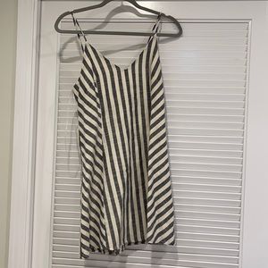 Striped mini dress